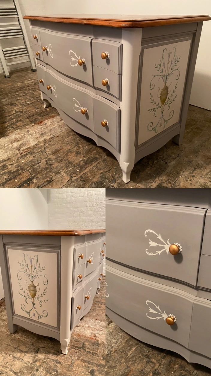 Meuble peint Claire Trescarte