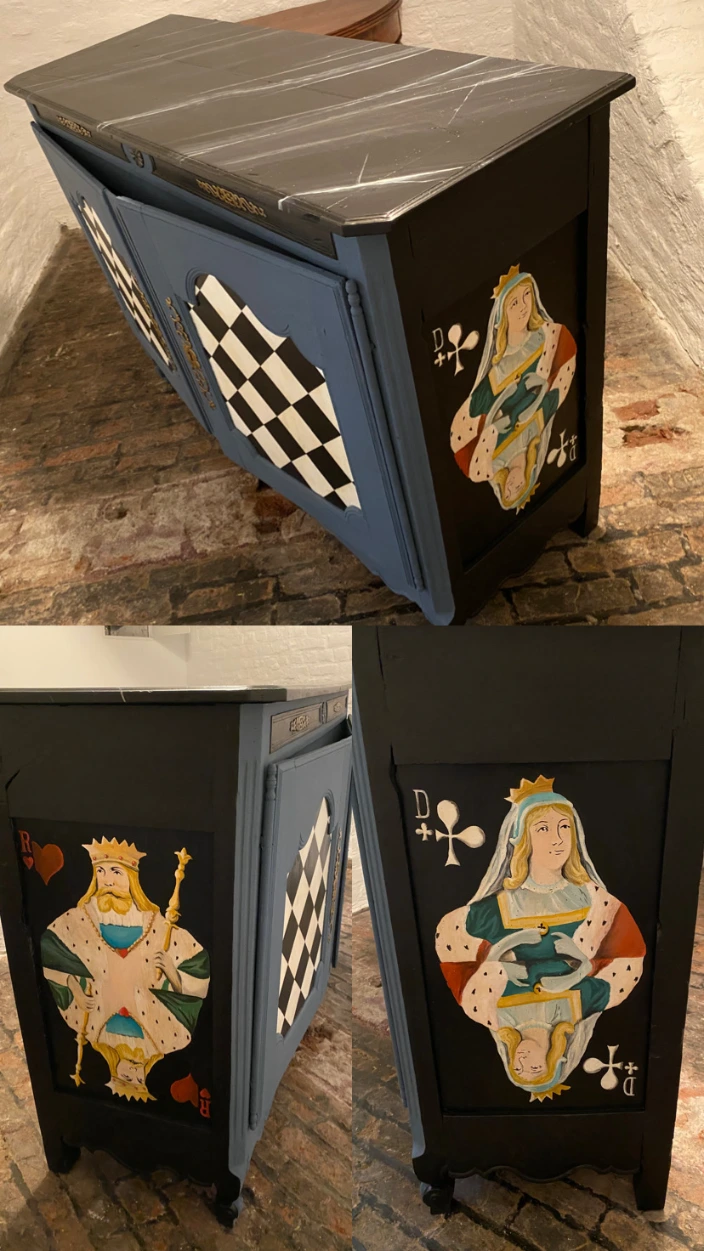 Meuble peint Claire Trescarte